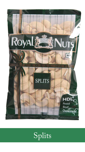 Royal Nuts Split cashew retail pack